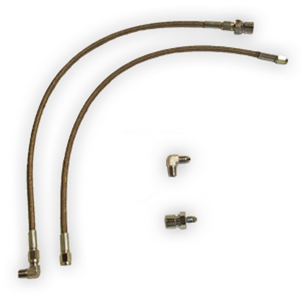 Front Brake Hose Kit For 7/16-24 Hardline Fitting